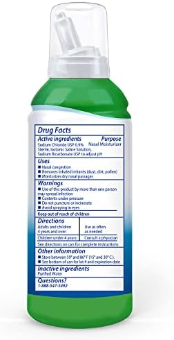 SinuCleanse Daily Care Sterile Saline Fine Mist Nasal Spray, 4.5 Oz