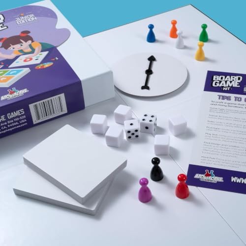 Create Your Own Opoly Board Game Kit with Blank Board & Game Pieces