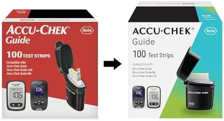 Accu-Chek Guide Glucose Test Strips, Pack of 50 | Diabetic Blood Sugar Testing