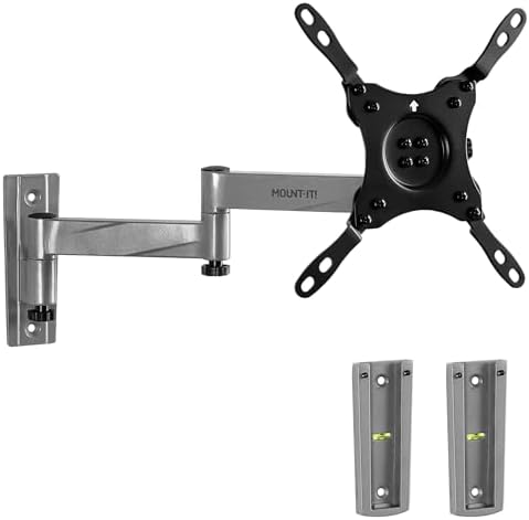 Mount-It! Lockable RV TV Mount for Camper, Trailer, Motorhome, Truck & Boat, Full Motion, Quick Release, Rust-Resistant Aluminum