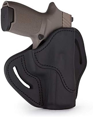1791 Gunleather Holster Fits P320c, P229, H&K VP9, CZ P10C, Walther PDP | Right-handed OWB leather gun holster also fits CZ P10S, FN 509, H&K P2000, VP9SK, P30, Sig M18, Glock 45, Beretta PX4 Storm