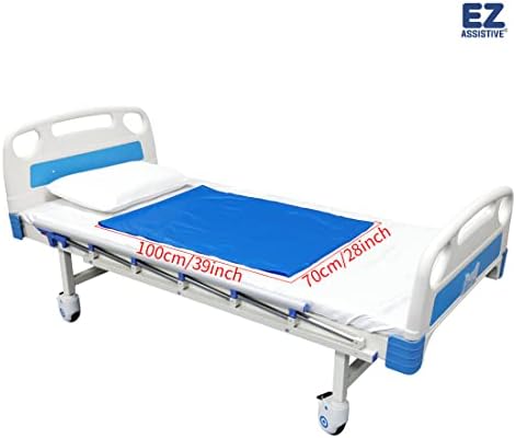 EZ Assistive 56"*78" Flat Slide Sheet Reusable and Washable Patient Transfer Sheet for Patient in-Bed Transferring and Repositioning Easy Apply and