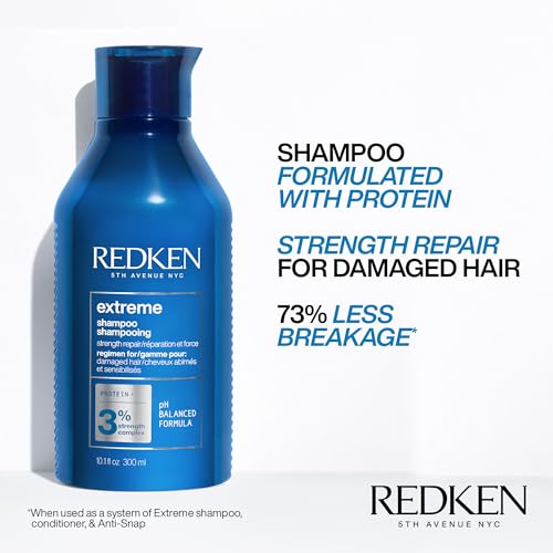 Redken Extreme Shampoo – For Damaged Hair, 33.8 Fl Oz