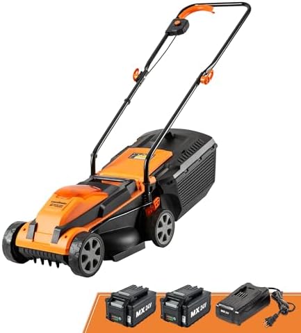 LawnMaster MEB1216K Electric Lawn Mower 16-Inch 12AMP