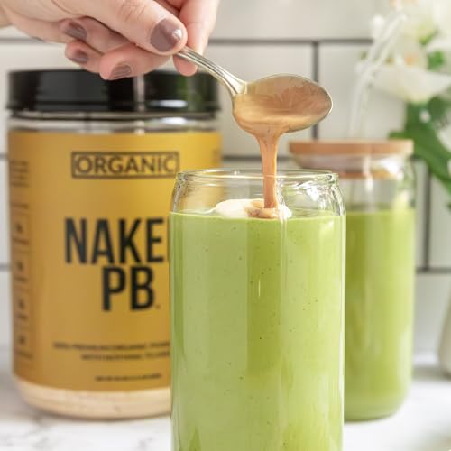 2 LB Powdered Peanut Butter from US Farms – Bulk, Only 1 Ingredient - Roasted Peanuts, Vegan, No Additives, Preservative Free, No Salt, No Sugar - 76 Servings - NAKED PB