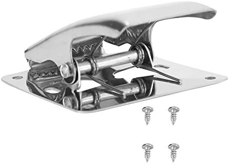 Fish Grip, Stainless Steel Fillet Clamp with Deep Jaw for Secure Fish Tail Holding and Processing