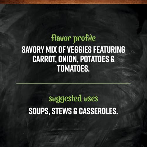 Frontier Co-op Organic Vegetable Soup Blend 1lb - Low Sodium Soup Mix, Dehydrated Veggies and Parsley - Dried for Ramen, Stew