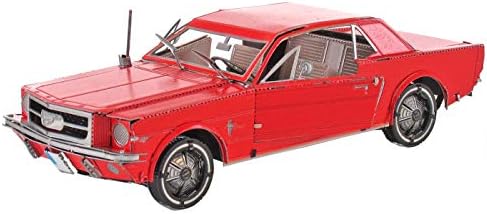 Fascinations Metal Earth 1965 Ford Mustang Red 3D Metal Model Kit