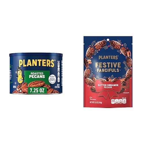 PLANTERS Whole Pecans, Roasted & Salted, Baking Nuts, 7.25 Oz (1 Ct)