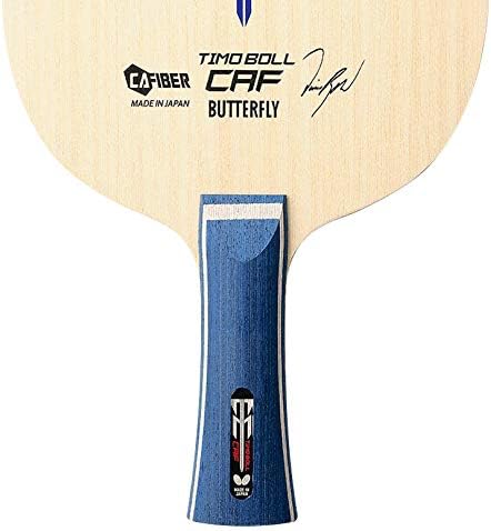 Butterfly Timo Boll CAF Table Tennis Blade - CA Fiber Blade - Timo Boll CAF Blade - Professional Table Tennis Blade - Available in FL and ST Handle Styles - Made in Japan
