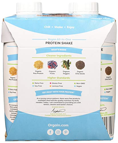 ORGAIN Organic Creamy Chocolate Fudge Drink, 11 FZ