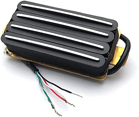 SAPHUE 2-Dual Blade Electric Guitar High Output Track Type Four Coil Humbucker Pickup Black