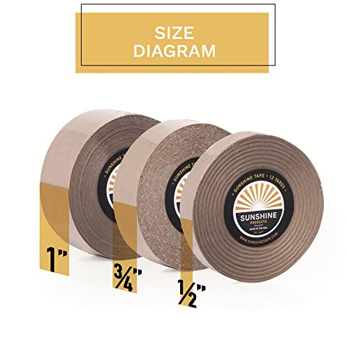1522 Wig Tape, Clear Double Sided Toupee Tape Roll (3/4" x 12yds)