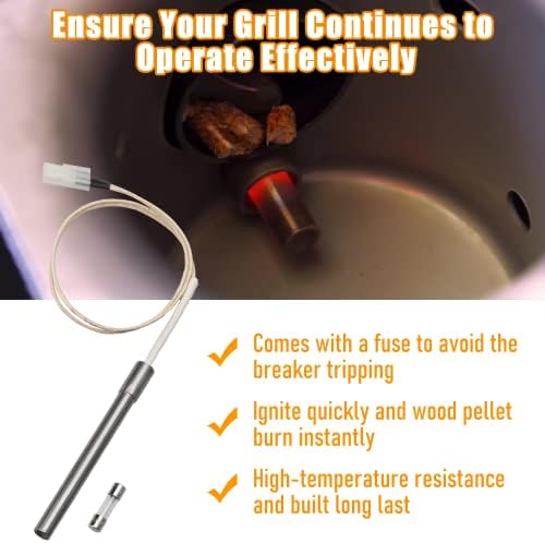 Upgrade Replacement Parts Kit for Pit Boss 3/4/5/7 Series Vertical Pellet Grill Smoker, Include Auger Motor 2.0 RPM, Induction Fan