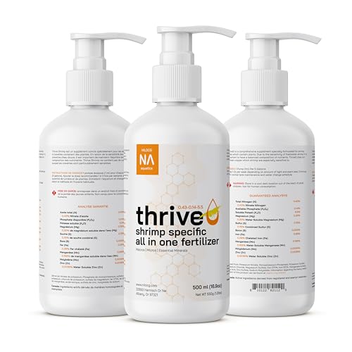 ThriveS Shrimp All‑in‑One Aquarium Fertilizer, 500ml Concentrated Plant Food