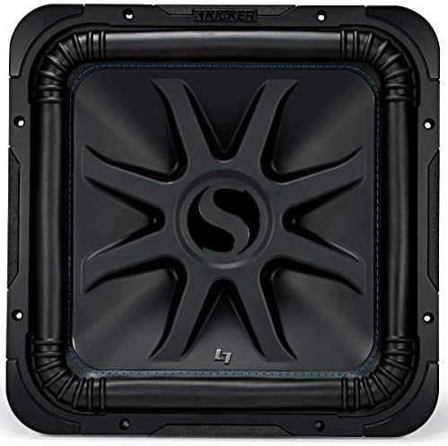 KICKER L7 15" Subwoofer with Box 44L7S152-RS 115SQV Vented Square Enclosure