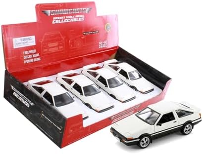 Toyota Sprinter Trueno AE86 37916-1/24 Scale Diecast Model Car (White)