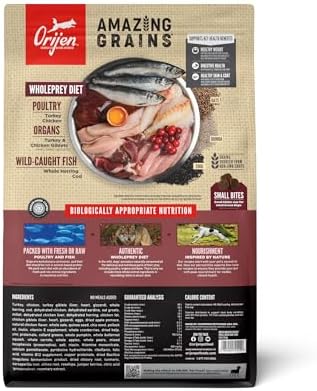 ORIJEN Grain Free WHOLEPREY Dry Dog Food Small Breed Recipe 10lb Bag