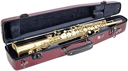 Crossrock Alto Saxophone Case-Fiberglass Hardshell with Backpack Straps in Blue