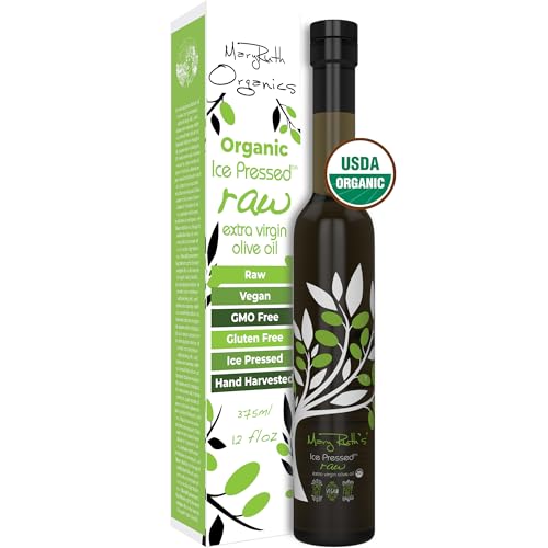 MaryRuth's USDA Organic Extra Virgin Olive Oil, Iced Pressed, 12 Fl Oz | USDA Organic, Ice Pressed, Supports Digestive Health, High in Nutrients, Raw