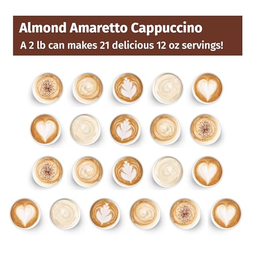 Victorian Inn Instant Cappuccino, Almond Amaretto, 2 Pound (Pack of 1)
