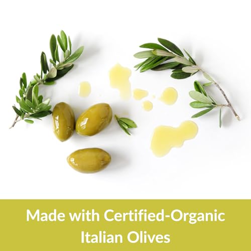 DeLallo Organic Extra Virgin Olive Oil, Imported from Italy, Gourmet Oil for Dipping and Drizzling, Made With First Cold Pressing of Olives