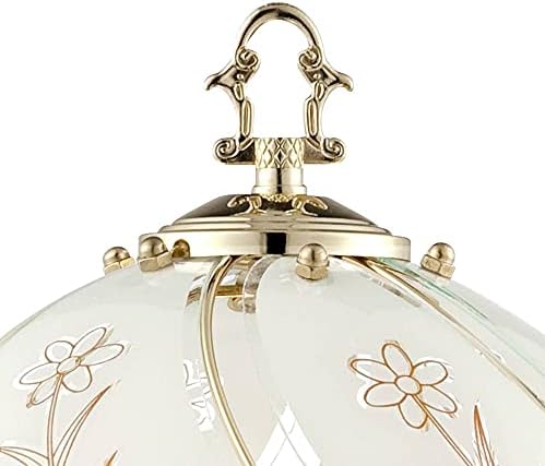 Polished Brass Flower Petal 15" Small Table Lamp Gold Touch 4-Way Glass Off | Etched Shade Art Traditional Cottage Floral Bedroom House Bedside Nightstand Home Office Living Room