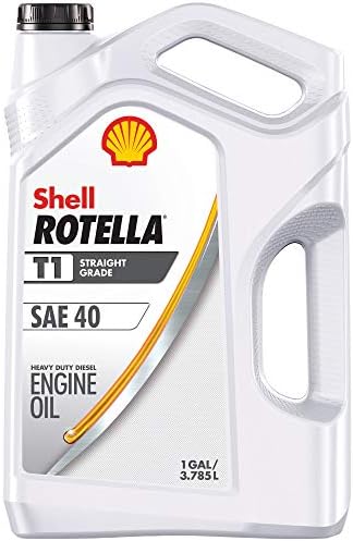 Rotella T1 40 CF/CF-2 Motor Diesel Oil, 5 Gallon - Pack of 1