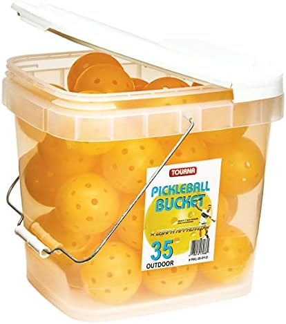 Tourna Strike Outdoor Pickleballs (36 Pack) USAPA Approved, Optic Yellow (PIKL-36-OY-O)