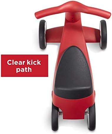 Radio Flyer Scoot About Sport Ride On, Toddler Ride On Toys, Front Steering | For Toddlers 1-3, Stable Wide-Set Front Wheels, Clear Kick Path