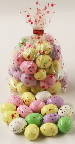 Scott's Cakes Speckled Chocolate Malted Eggs in a 1 Pound Bunny Hop Bag