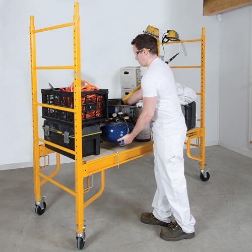 Metaltech Multipurpose 6'. Baker-Style Scaffold - 1, 000-Lb. Capacity, Steel, Model# I-CISC