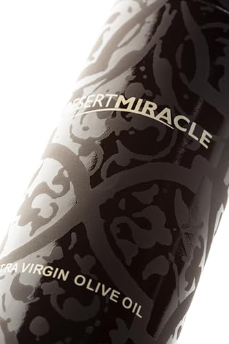 Desert Miracle Organic Extra Virgin Olive Oil, High Polyphenol, 17 fl oz | Gourmet Moroccan EVOO, First Cold Pressed Olive Oil Extra Virgin, Polyphenol-Rich, Flavor Trusted By Award-Winning Chefs