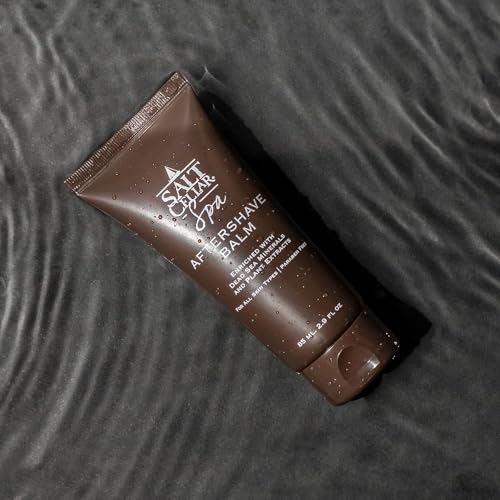 Salt Cellar Dead Sea Aftershave Balm – All-Natural Men’s After Shave with Botanical Extracts. Soothes Razor Burn, Hydrates Skin, and Absorbs Fast. Paraben-free. (Pack of 1, Dead Sea Minerals)