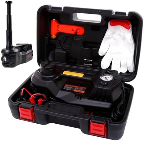 ROGTZ Electric Car Jack Hydraulic Kit 5T Tire Inflator Pump for Car Repair