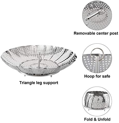 Steamer Basket Stainless Steel Instant Pot Accessories for Food and Vegetable