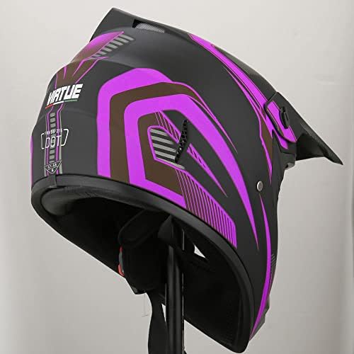 Motocross Offroad Helmet Dirt Bike Helmet BMX MX ATV Helmet Full Face Motorcycle Helmet with Gloves Goggles Mask for Unisex Adult Youth DOT/FMVSS