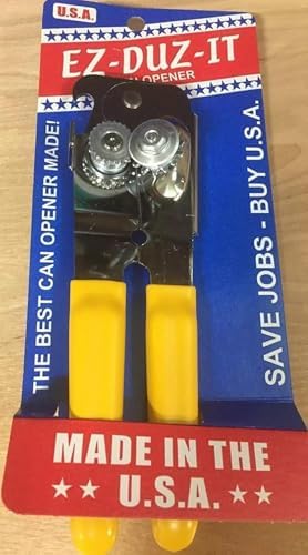 EZ-DUZ-IT 3028 Deluxe Can Opener with Grips, Black