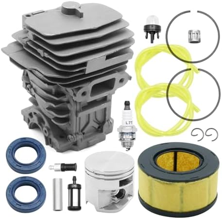 Anxingo 44mm Cylinder Piston Kit, Replacement for Stihl MS251 MS 251 Chainsaw 1143-020-1207 11430201207