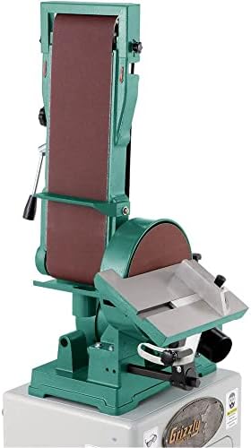Grizzly Industrial G1014ZX - 6" x 48" Belt/9" Disc Combo Sander with Cabinet Stand