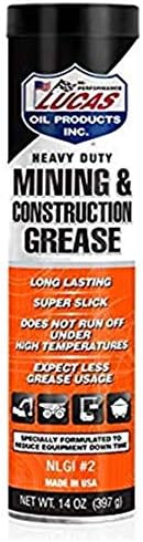 Lucas Oil H/D Minng & Construction Grease/30x1/14.0 OZ Cartridge