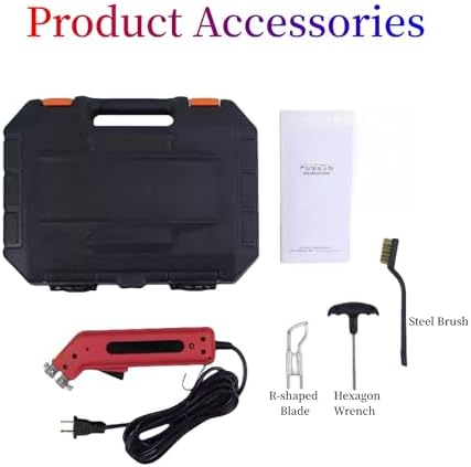 Handheld Electric Hot Knife Cutter and Heat Sealer Rope Healing Professional Hot Cutting Knife Fabric Cloth Cutter
