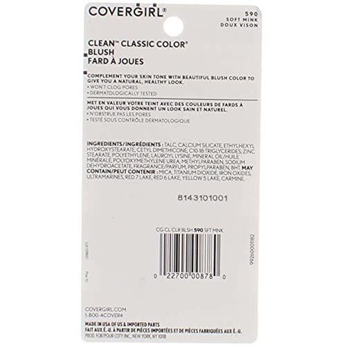 CoverGirl Classic Color Blush Iced Plum(C) 510, 0.3-Ounce Pan (Pack of 2)