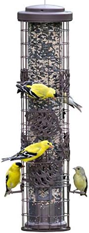 Perky-Pet Squirrel-Be-Gone Max Pinecone Bird Feeder with Flexports – 1.75 lb Capacity