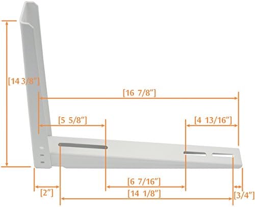Mini Split Bracket for Ductless Air Conditioner Wall Mounting 7000 - 15000 BTU