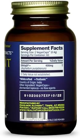 HealthForce SuperFoods Shilajit - 120 VeganCaps