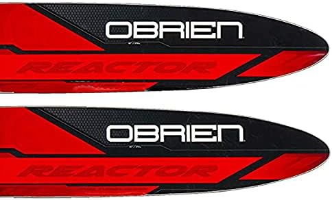 O'Brien Reactor Combo Water Skis, 67",Red