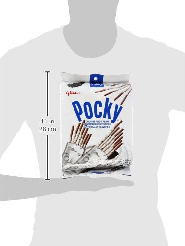 Glico Pocky, Chocolate Cream Covered Biscuit Sticks (9 Individual Bags), 4.13 oz