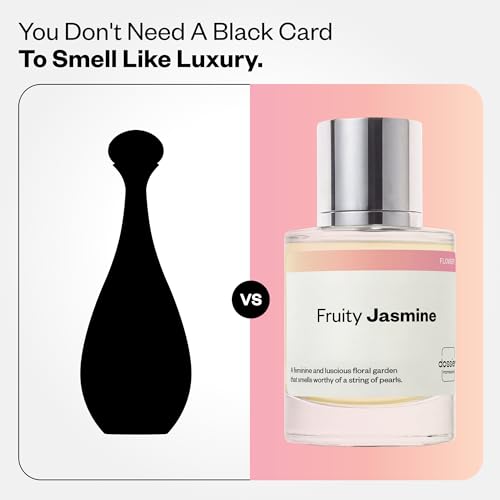 Dossier - Fruity Jasmine - Inspired by J'adore - Women EDP | 1.7 fl oz (50ml) - Jasmine Perfume - Fruity Jasmine Eau de Parfum for Women - Jasmine Oil