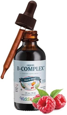 Maxi Health Liquid Vitamin B Complex – 9 Essential B Vitamins Including B1 B6 B12 Drops – Supports Energy, Brain Function